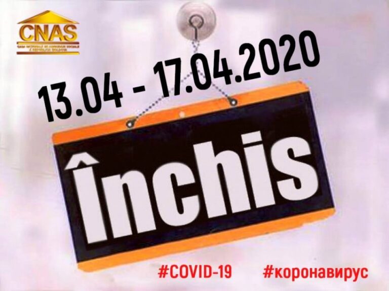 CNAS își suspendă activitatea din cauza coronavirusului