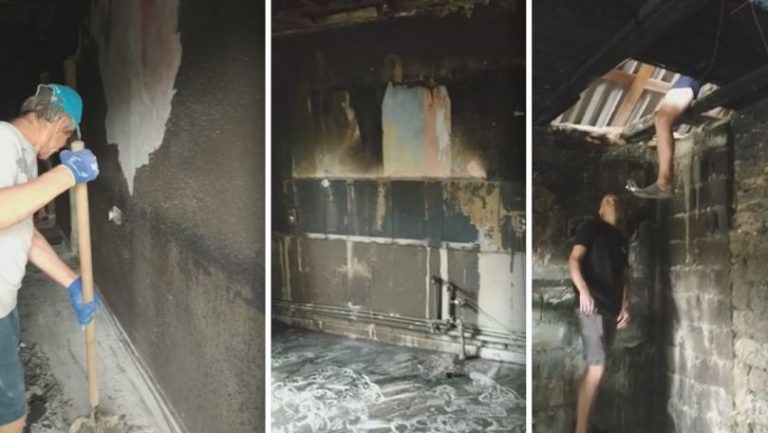 /FOTO/ Casă mistuită de flăcări în orașul Drochia. O familie cu nouă copii a rămas fără adăpost