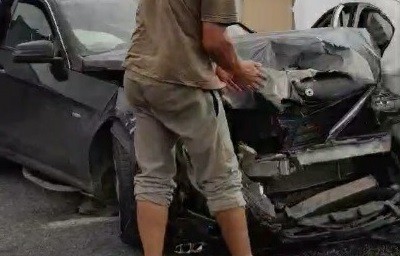 Accident la Râșcani. Un bărbat a ajuns la spital