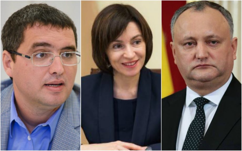 Sondaj Nou: Igor Dodon, Maia Sandu și Renato Usatîi – favoriții cursei prezidențiale