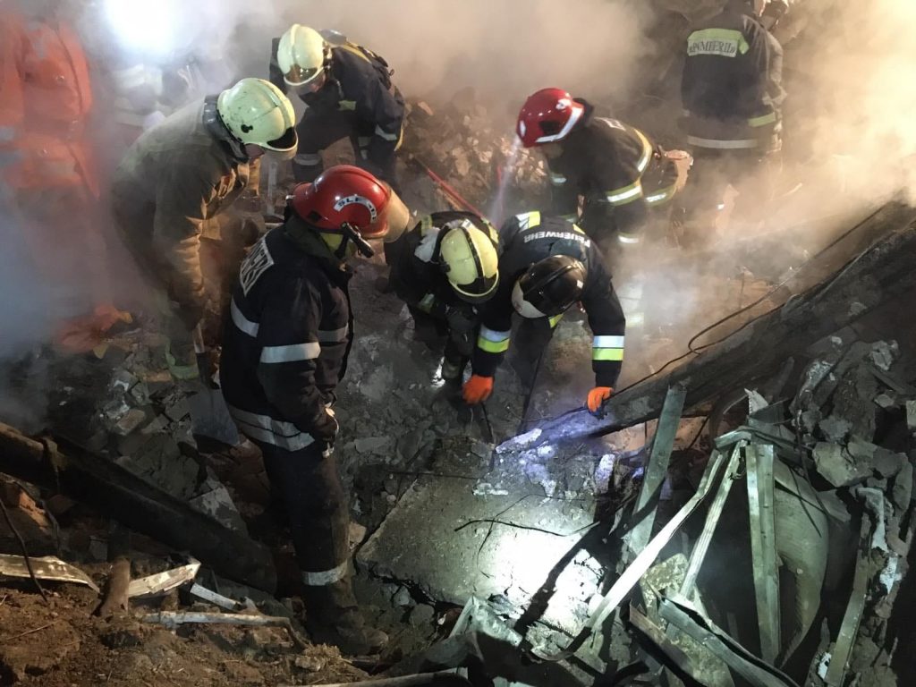 /VIDEO/ Deflagrația de la Sângerei: Salvatorii au stabilit cauza preliminară a exploziei