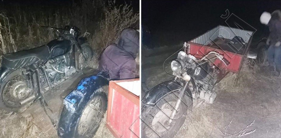 Trei bărbați din raionul Briceni au fost reținuți în stare de ebrietate la volanul motocicletelor și fără acte de identitate în zona de frontieră Lipcani