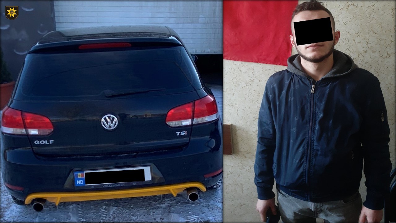 Un tânăr din raionul Fălești a furat un automobil pentru a se plimba și a nimerit cu unitatea de transport în accident