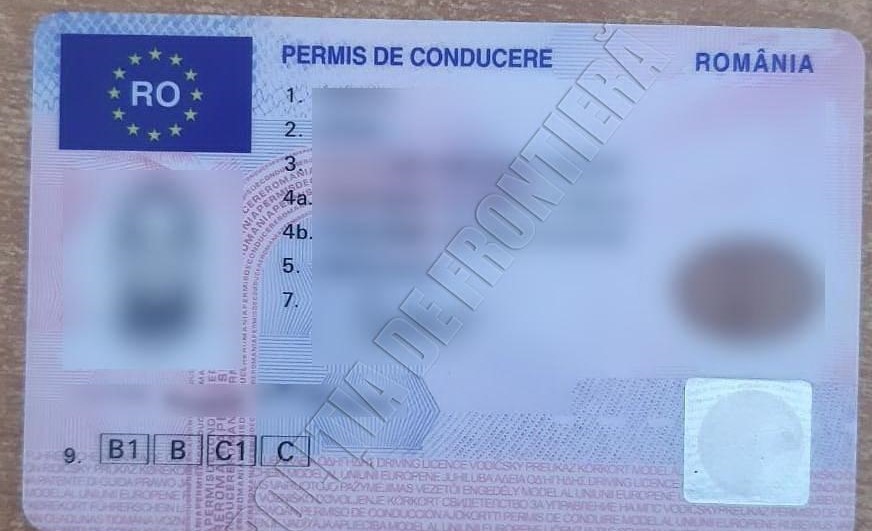 Un tânăr din raionul Fălești a fost reținut la vamă cu un permis de conducere fals perfectat în Franța