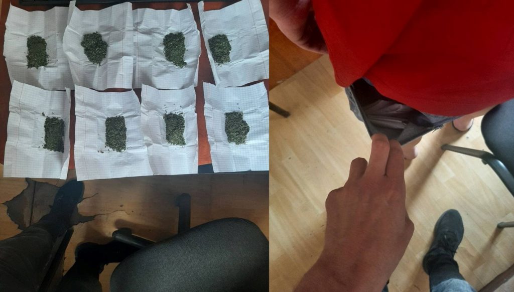 Un bărbat din Fălești a fost prins cu mai multe pachețele de droguri în buzunar. Acum este cercetat penal