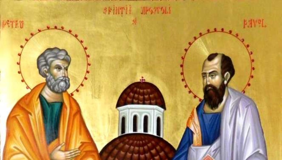 Creștinii ortodocși de rit vechi îi cinstesc pe Apostolii Petru și Pavel