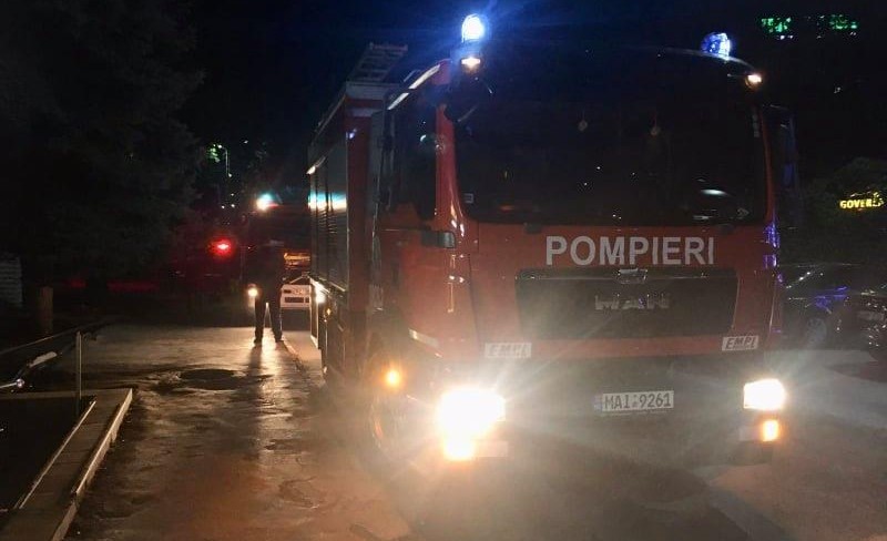 Incendiu la un hotel din Bălți. Cinci persoane au fost evacuate