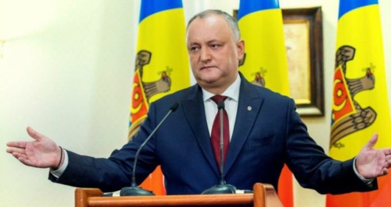 Igor Dodon reținut pentru 72 de ore