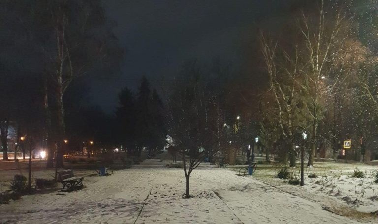 Ninsoare la Briceni