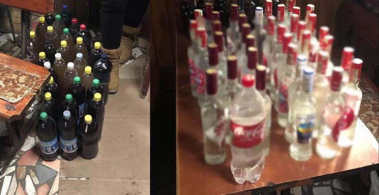 /VIDEO/ Un bărbat din Chișinău și-a amenajat o cafenea și comercializa alcool în condiții anti-sanitare