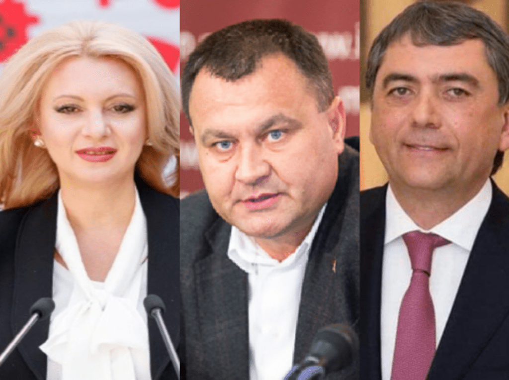 Trei foști deputați plasați în arest preventiv pentru 20 și 30 de zile