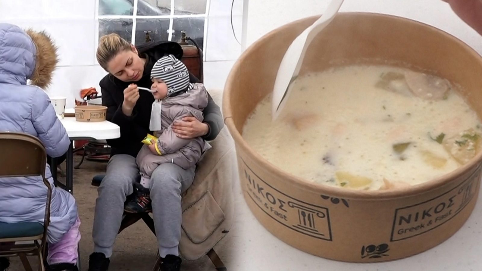 /VIDEO/ 300 de litri de supă pe zi împărțită refugiaților în vama Costești-Stânca. Ucrainenii: „Moldovenii ne dau putere să mergem mai departe”