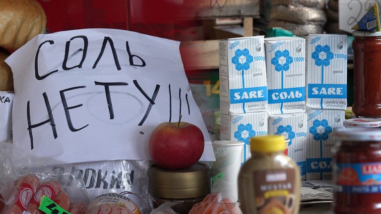 /VIDEO/ Sarea alimentară a dispărut din piețe și unele magazine din nordul țării. Oamenii bat alarma