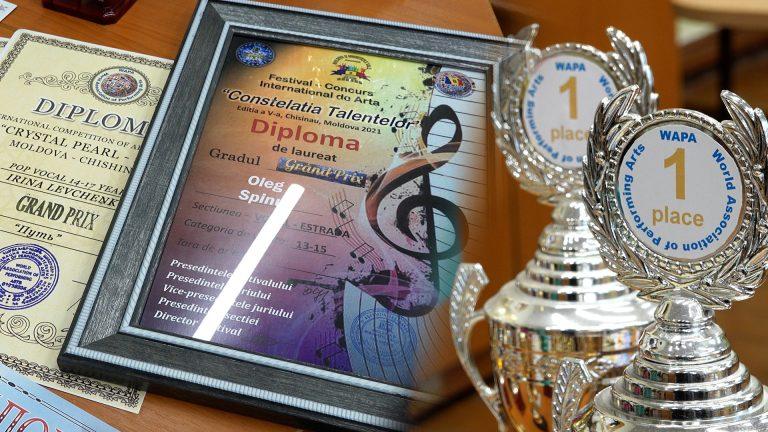 /VIDEO/ În doar o lună au adus peste 40 de premii. Tinerii de la un Centru de Creație din Bălți cuceresc prin voce și talent