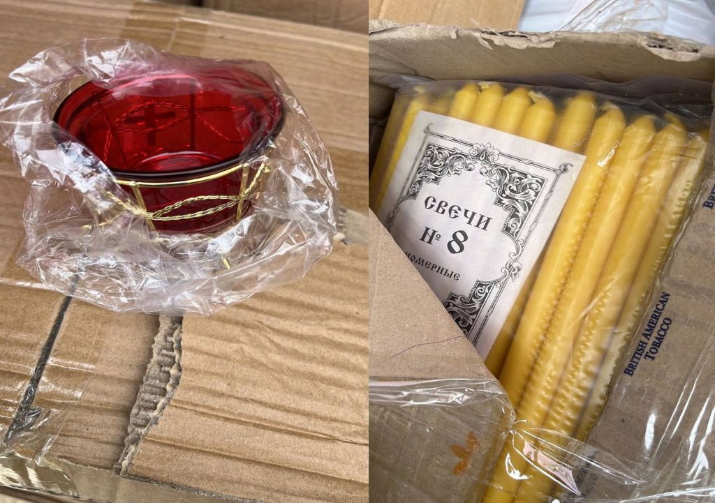 /FOTO/ Contrabandă cu lumânări și candele înainte de Paște, depistată în raionul Ocnița