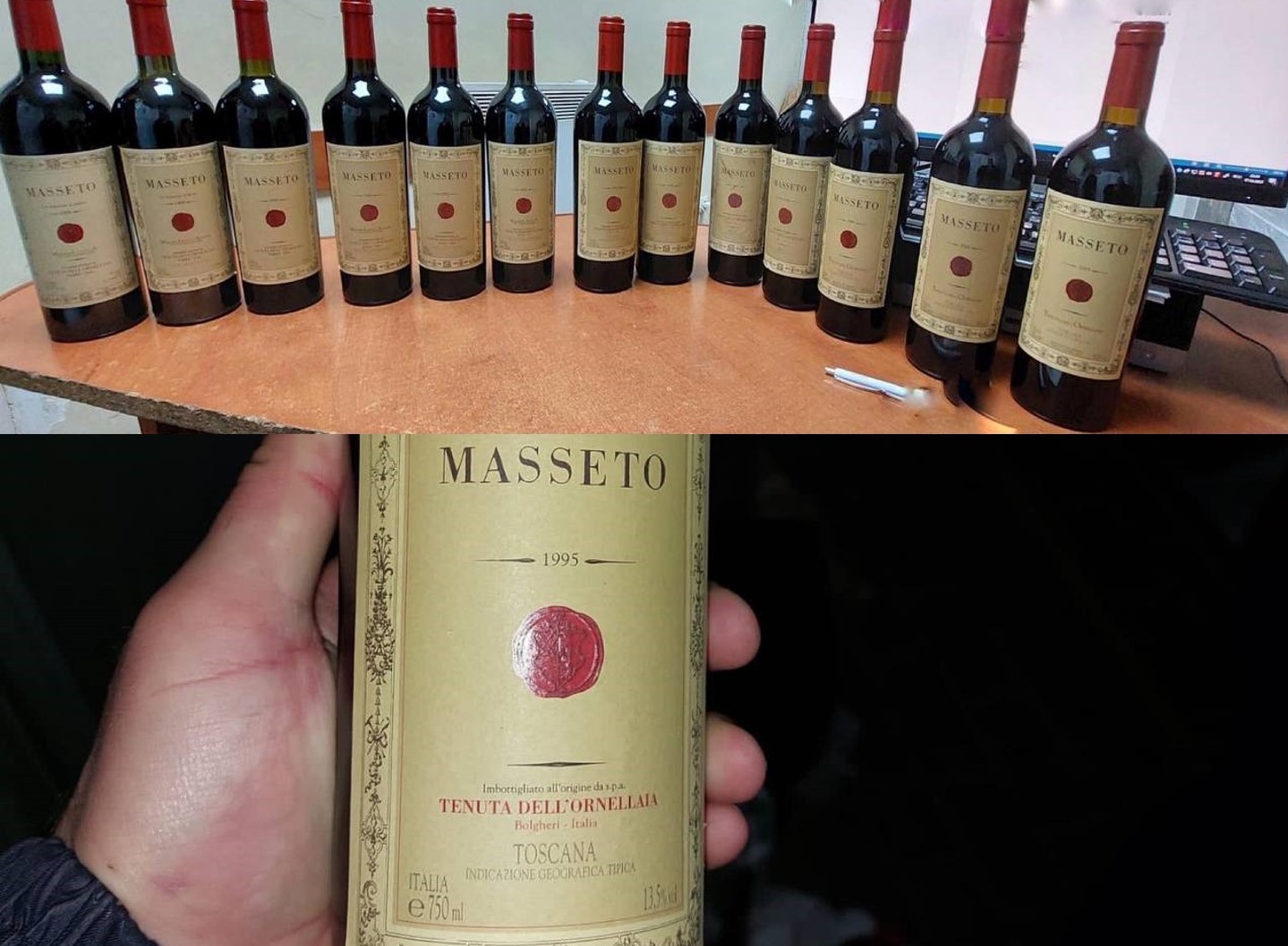/FOTO/ Sticle de vin de colecție depistate la vama Leușeni. Prețul uneia depășește 700 de euro