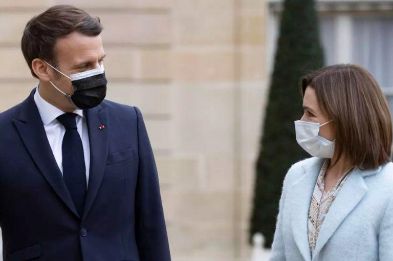 Maia Sandu l-a felicitat pe Emmanuel Macron cu realegerea sa în funcția de președinte al Franței