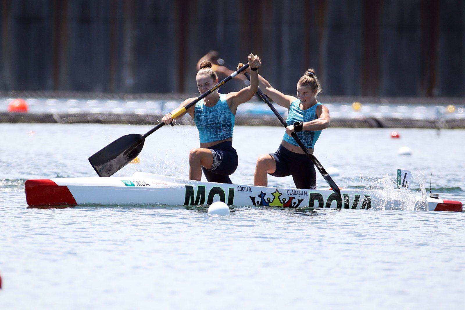 Sportivele Daniela Cociu și Maria Olărașu au obținut medalia de bronz la Cupa Mondială de canoe