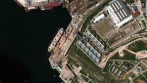 Imagini din satelit. Rușii ar fi furat cerealele Ucrainei, în portul Sevastopol