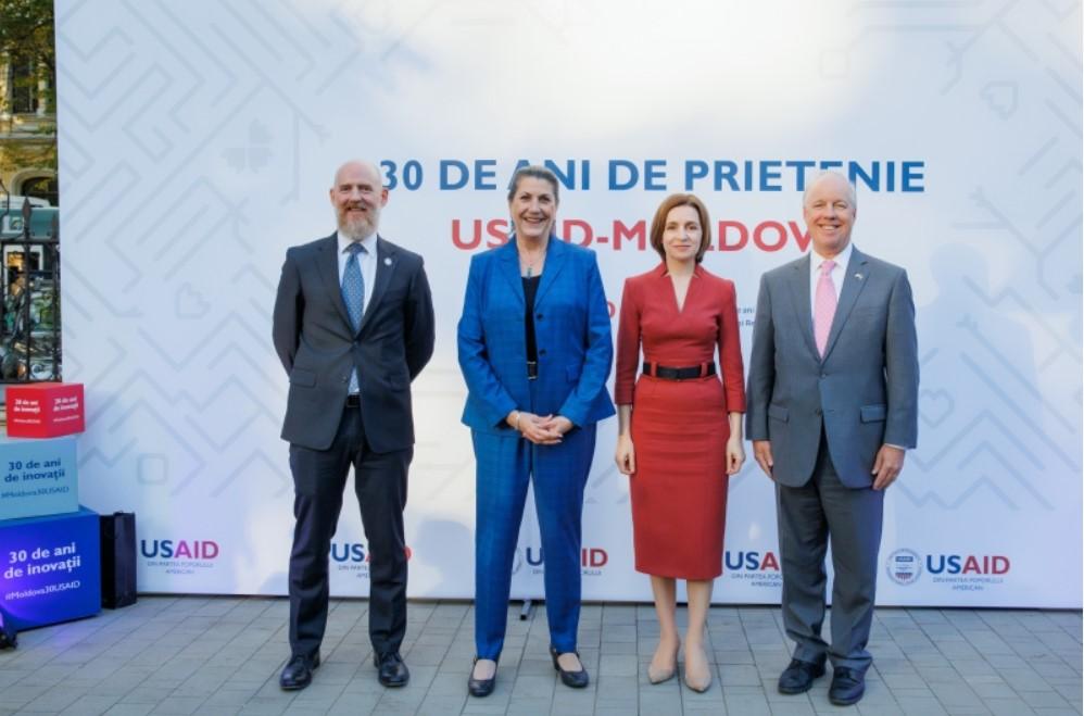 Trei decenii de parteneriat între USAID și Republica Moldova. Mesajul Maiei Sandu