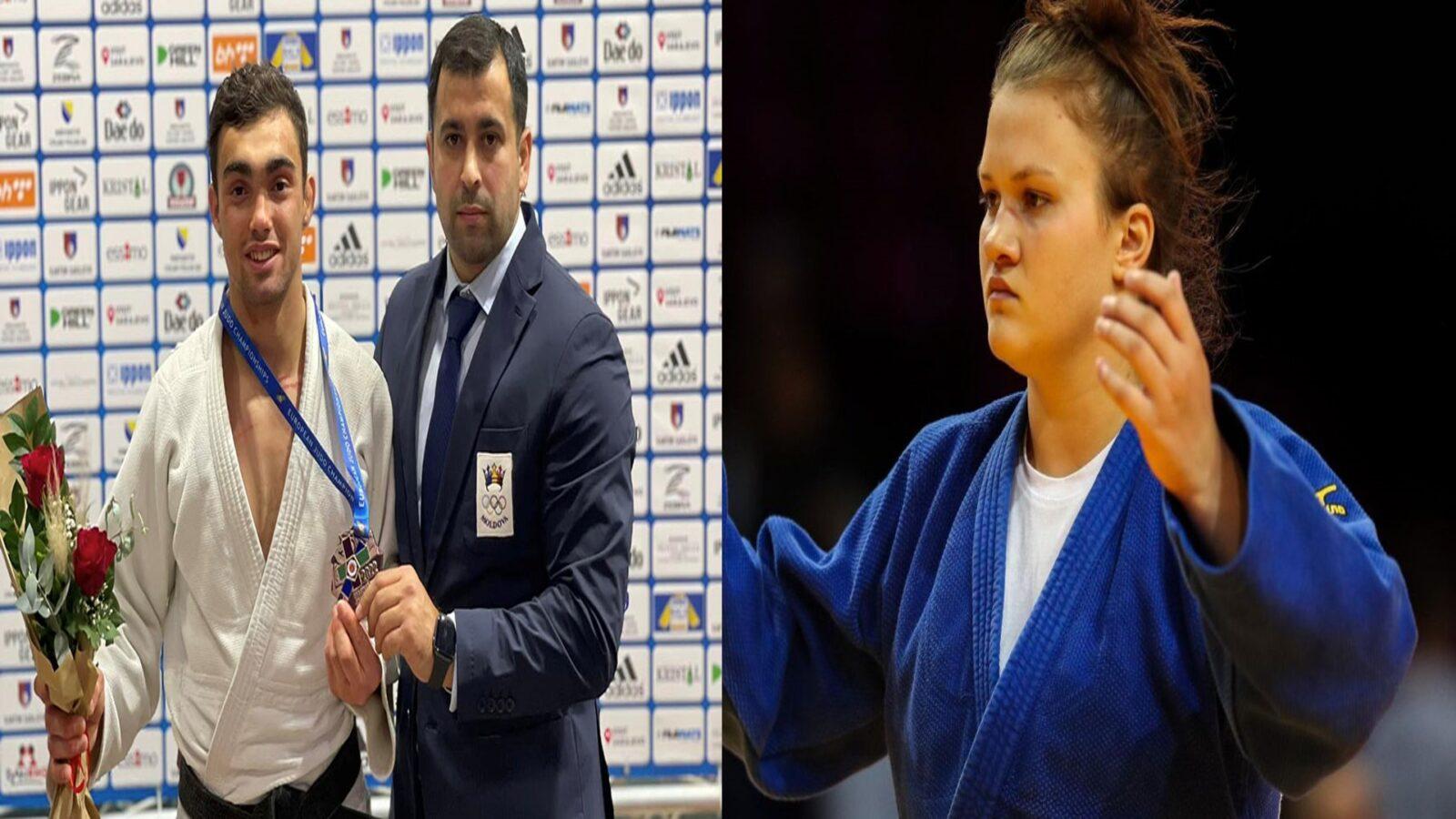 Judocanii Oxana Diacenco și Adil Osmanov au obținut bronzul la Campionatul European Under 23
