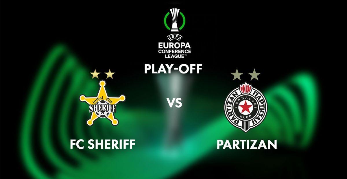 Sheriff Tiraspol va juca cu Partizan Belgrad la Europa Conference League