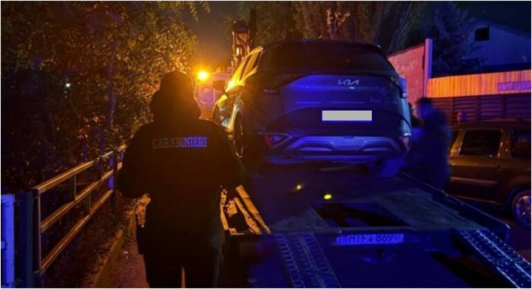 Mașină KIA Sportage oprită de carabinieri la #Bălți. Șofer depistat cu 0,77 mg/l alcool.