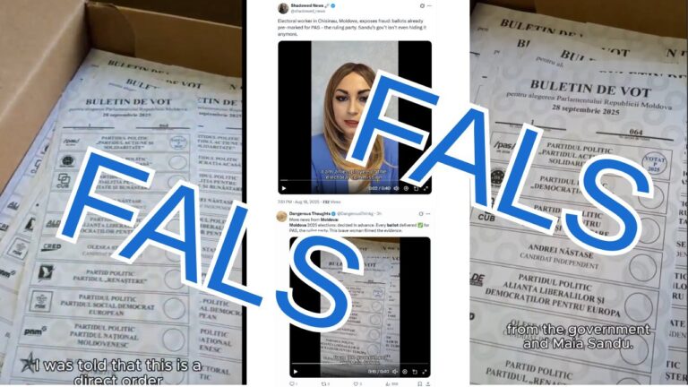 CEC reacționează la apariția unui video fals cu buletin de vot pentru alegerile parlamentare din 28 septembrie 2025.