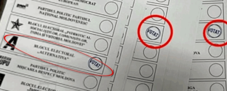 Poliția Chișinău a ridicat 200 de buletine de vot ștampilate „VOTAT” la o tipografie din capitală