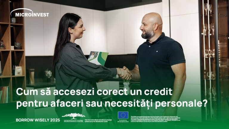 Campania Microinvest „Borrow Wisely 2025” promovează creditarea responsabilă și educația financiară în Republica Moldova.