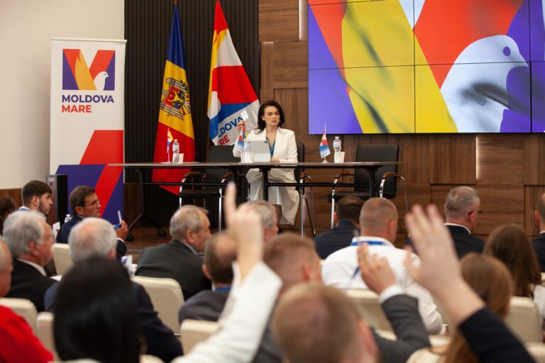 Ministerul Justiției cere suspendarea Partidului „Moldova Mare” pentru finanțare externă ilegală în campania electorală.