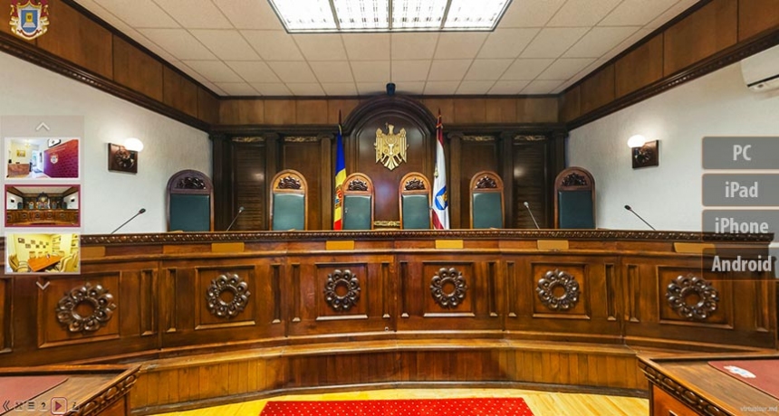 Curtea Constituțională a Republicii Moldova, unde magistrații decid validarea alegerilor parlamentare din 28 septembrie 2025.