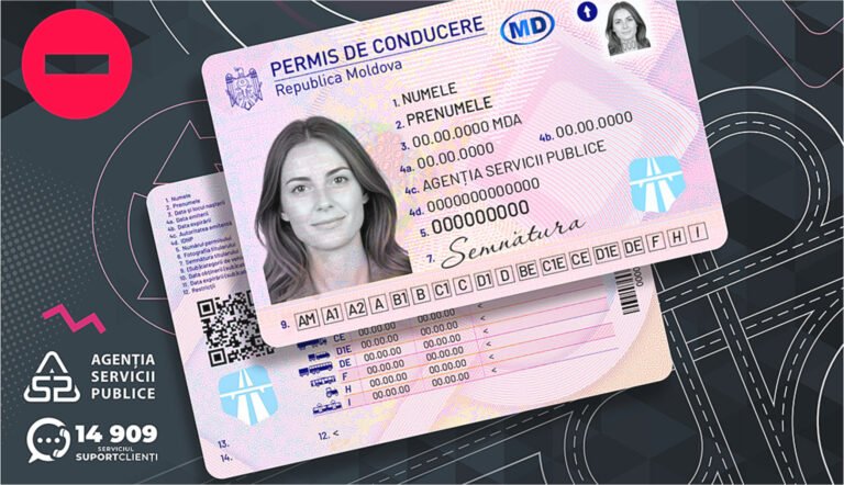 Noul model de permis de conducere va fi introdus în Republica Moldova