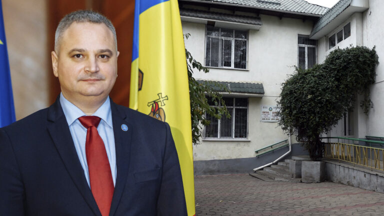 Intrarea unui centru de plasament pentru copii din Bălți, unde a fost blocată o vizită de monitorizare