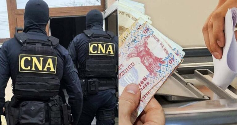 Ofițeri CNA în timpul perchezițiilor într-un dosar de finanțare ilegală și corupere electorală în Chișinău și Orhei