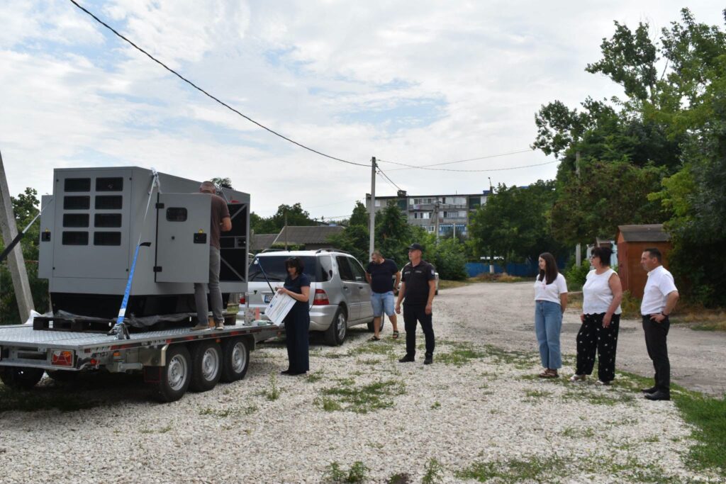 Generator electric de 120 kVA livrat Consiliului Raional Glodeni prin proiectul european UNCOSS