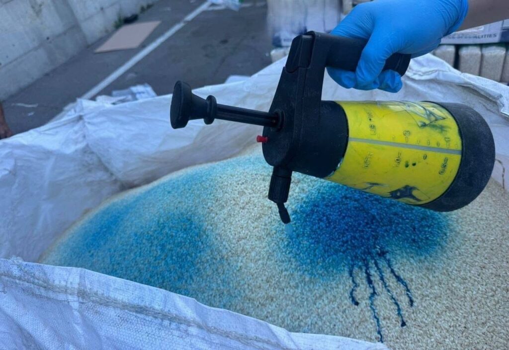 Trei loturi de orez Arborio din import, a câte 980 de kilograme fiecare, au fost nimicite sub supravegherea inspectorilor ANSA.